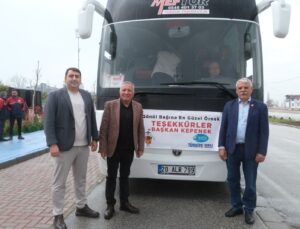 Honaz’da Ahıskalılara Ata Toprakları Yolculuğuna Duygusal Uğurlama