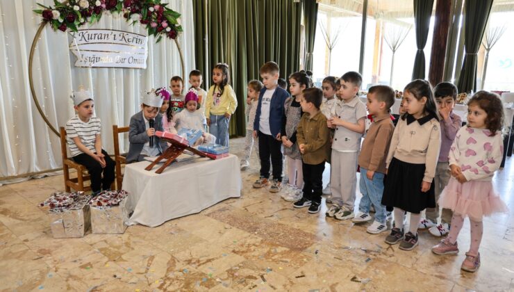 Çameli’de Minik Öğrencilerin Kur’an-I Kerim’e Geçiş Heyecanı Düzenlenen Törenle Taçlandı