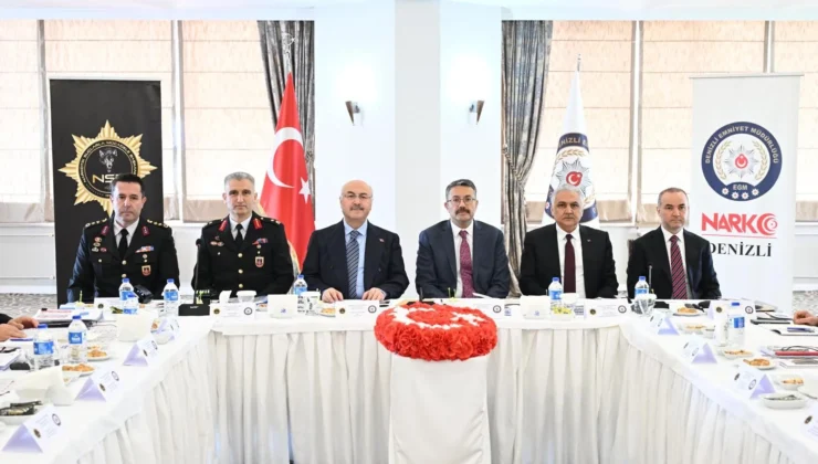 Denizli’de Bölgesel Narkotik Zirvesi Toplantısı Gerçekleşti