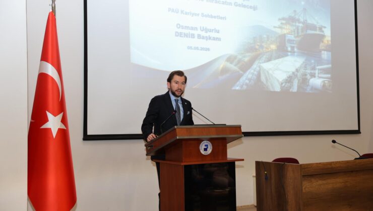 DENİB Başkanı Osman Uğurlu PAÜ’de Kariyer Tecrübelerini Paylaştı
