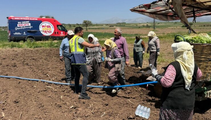Büyükşehir Mobil İkram Filosu Rotasını Tarlalara Çevirdi