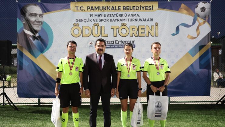 Pamukkale’de 19 Mayıs Coşkusu Yeşil Sahalarda Taçlandı