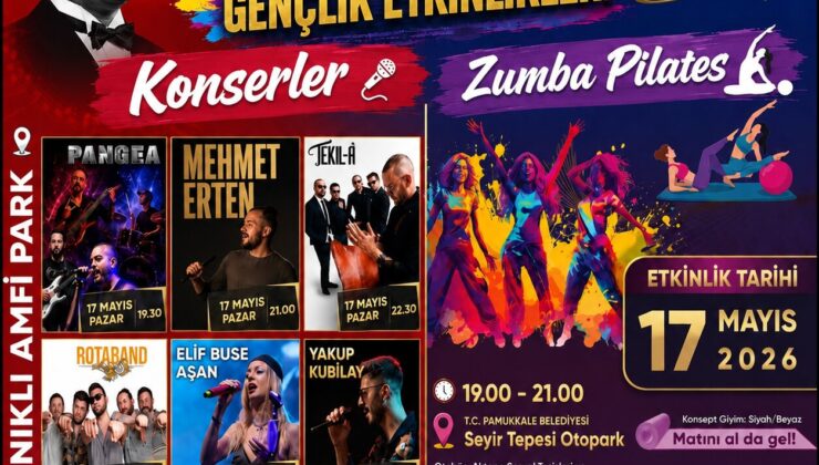 Pamukkale’de 19 Mayıs Coşkusu Başlıyor: Spor Ve Müzik Bir Arada!