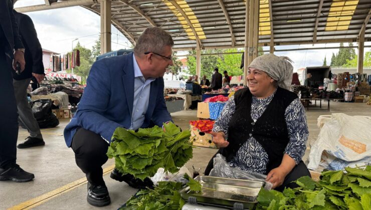Başkan Subaşıoğlu’ndan Aralıksız Ziyaretler: Pazar Esnafını Dinledi, Vatandaşlarla Bir Araya Geldi