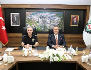 Denizli İl Emniyet Müdürü Yavuz Sağdıç’tan Denizli OSB Yönetimine Tebrik Ziyareti