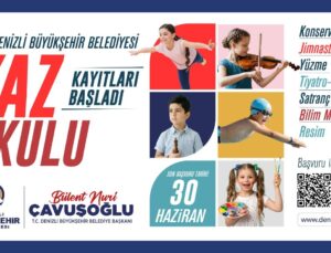 Denizli Büyükşehir Belediyesi Yaz Okulu Kayıtları Başladı