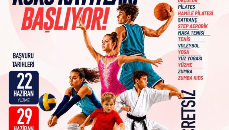 Denizli Büyükşehir’de Yaz Spor Okulları Kayıtları Başlıyor