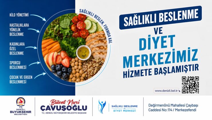 Denizli Büyükşehir’den Ücretsiz Diyetisyen Hizmeti