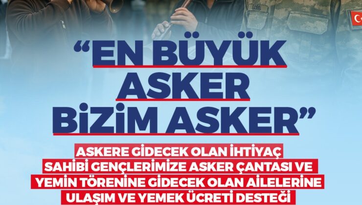 “En Büyük Asker Bizim Asker” Projesi Sürüyor