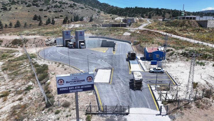Honaz Katı Atık Aktarma İstasyonu Tam Kapasiteyle Hizmete Girdi