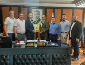 AYSİAD Yönetiminden DESOB Başkanı Hüseyin Demirci’ye Hayırlı Olsun Ziyareti