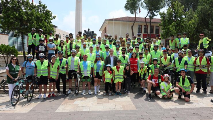 Denizli’de Sağlıklı Yaşam İçin Pedallar Çevrildi