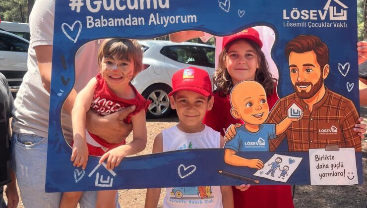 LÖSEV’in Fedakar Babaları Karataş Mesire Alanı’nda Babalar Gününü Kutladı