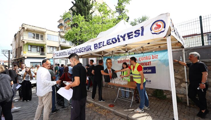 Denizli Büyükşehir’den YKS Günü Anlamlı Dokunuş
