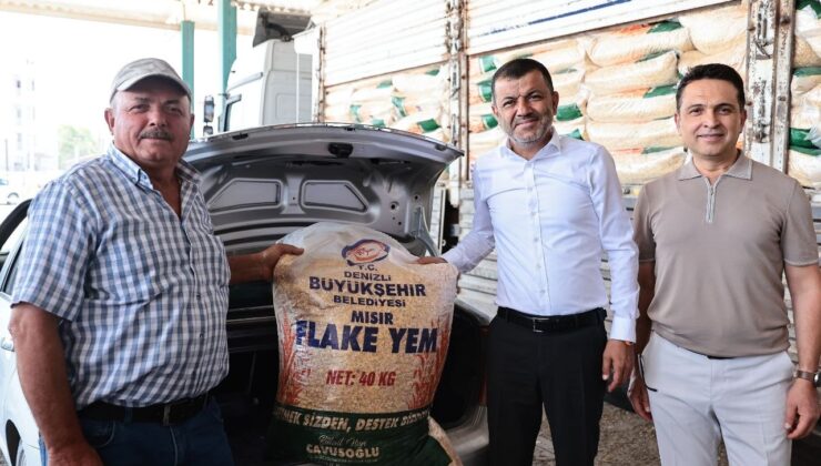 Büyükşehir’in Yem Desteği Projesi Üreticiye Can Suyu Oldu