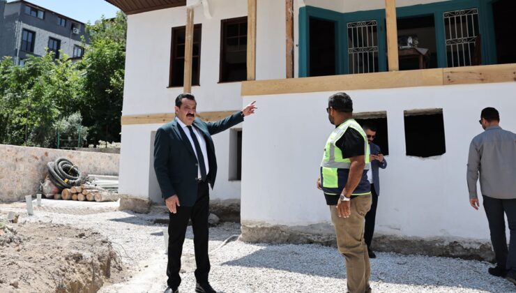 Tarihi Konak Abalı Evi’nde Restorasyon Çalışmalarında Sona Gelindi