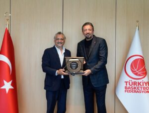 Yukatel Denizli Basket’ten TBF Başkanı Türkoğlu’na Ziyaret
