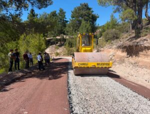 Çameli’de Asfalt Sezonunun İlk Kazması Vuruldu! Kolak Mahallesi’nde Çalışmalar Başladı