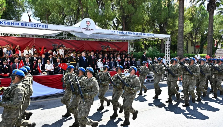 Denizli’de 30 Ağustos Zafer Bayramı Büyük Bir Gururla Kutlandı