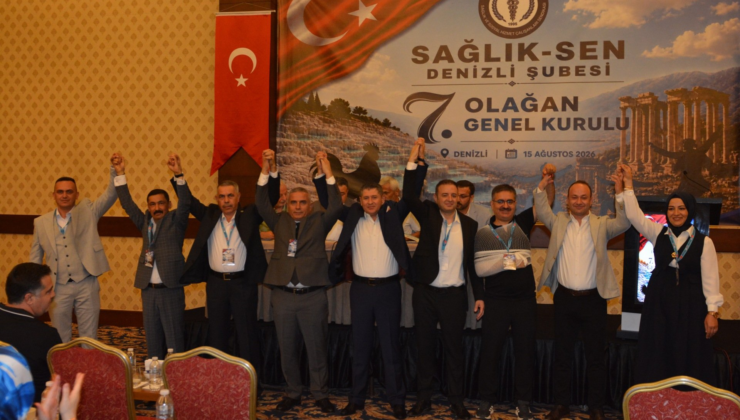 Sağlık-Sen Denizli Şubesi’nde Seçim Heyecanı! Metin Yüksel Koçoğlu Güven Tazeledi