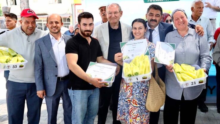 Kale’de En İyi Biber Yetiştiren Üreticiler Belli Oldu