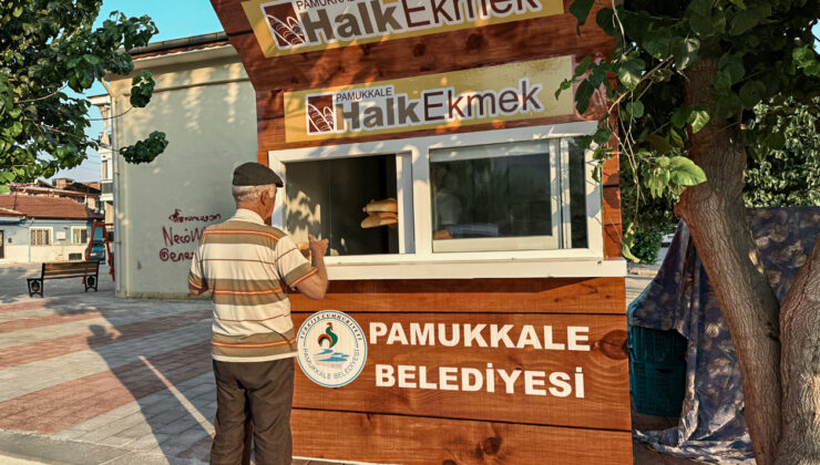 Pamukkale Halk Ekmek Büfelerinde Simit Satışı Başladı