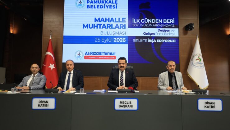 Başkan Ertemur: “Muhtarlarımızın Talepleri Bizim Yol Haritamızdır”