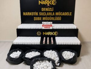 Denizli’de Binlerce Hap Ele Geçirildi