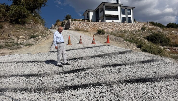 Çameli’de Yeni Mahalle’nin Yolları Sıcak Asfaltla Yenilendi