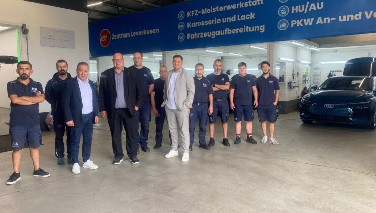 Leverkusen Belediye Başkanı, Otomotiv Sektörünün Öncü İsmi İnceören’i Ziyaret Etti