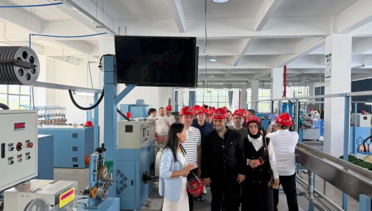 Denizli Ticaret Odası Heyetinden Çin’deki Kablo Fabrikasına Teknik Ziyaret