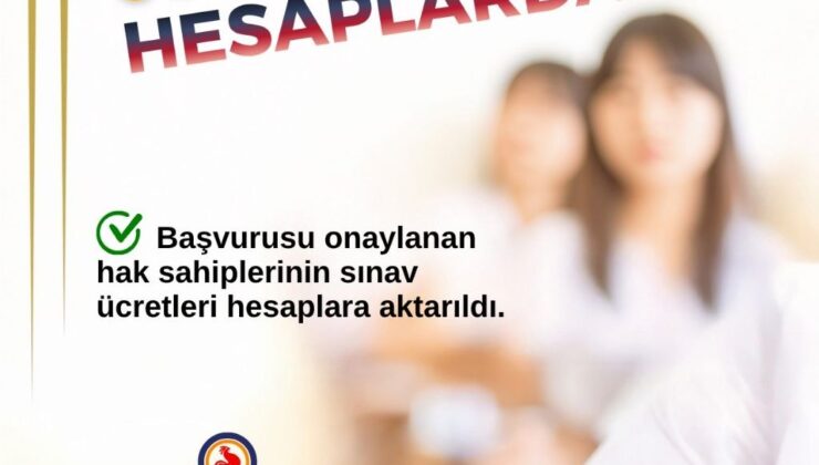 Büyükşehir KPSS Sınav Ücreti Desteği Hesaplarda