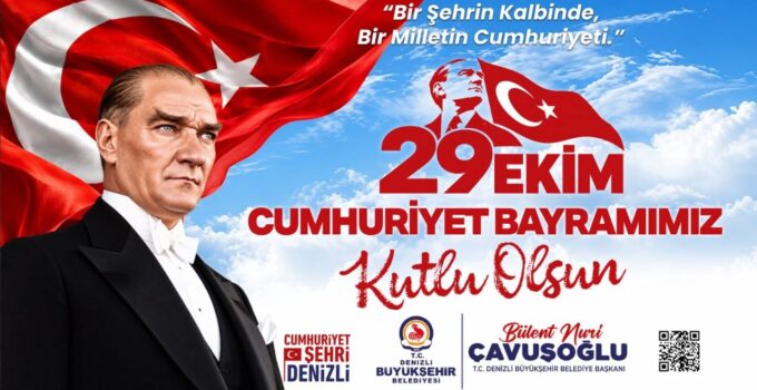 Denizli Büyükşehir’den Cumhuriyet’in 103. Yılına Özel Kutlama
