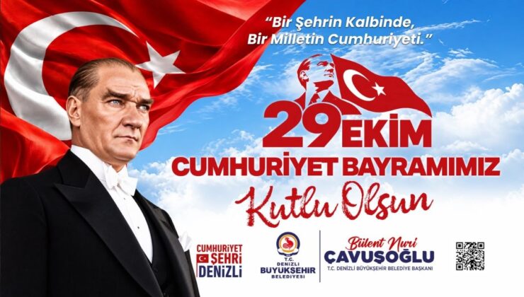 Denizli Büyükşehir’den Cumhuriyet’in 103. Yılına Özel Kutlama