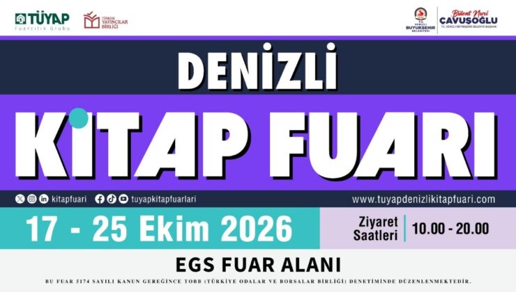 Denizli TÜYAP Kitap Fuarı Başlıyor