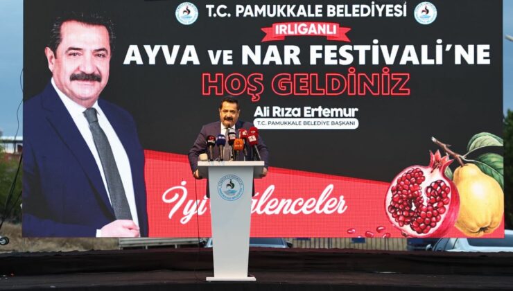 Pamukkale Irlıganlı Ayva ve Nar Festivali başladı