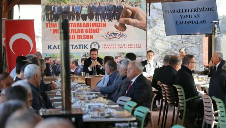 Tavas Belediye Başkanı Kadir Tatık Muhtarlar Gününü Kutladı