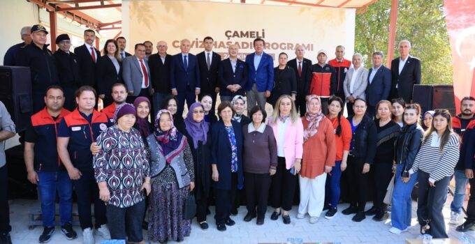Çameli’de Ceviz Hasadı Çoşkuyla Gerçekleştirildi