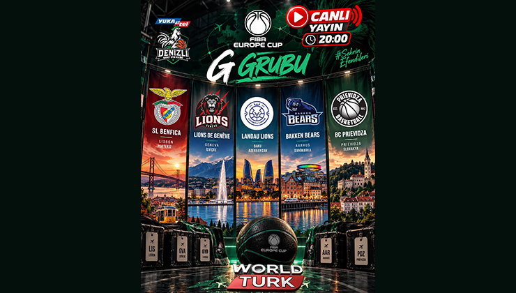 Yukatel Denizli Basket’in Avrupa Maçları World Türk’te!